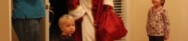 ded Moroz comes through the door